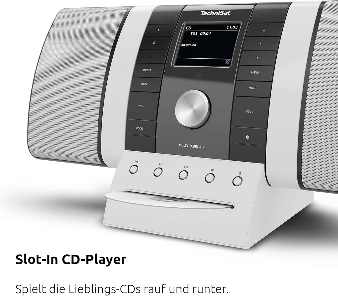 TechniSat MULTYRADIO 4.0 SE - Internetradio (WLAN Radio, DAB+, UKW, Spotify, Bluetooth, CD-Player, U