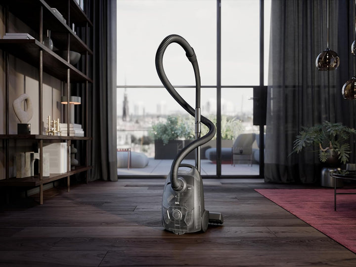 AEG CLEAN 5000 Staubsauger mit Beutel, hohe Saugleistung, aus Recyclingkunststoff, AllFloor Bodendüs