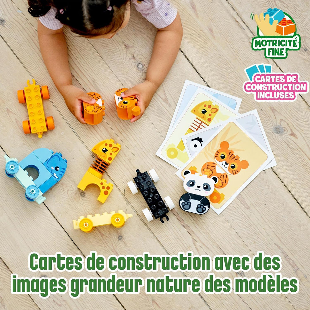 LEGO 10955 DUPLO Mein Erster Tierzug Mit Spielzeug-Tieren, Eisenbahn, Lernspielzeug Für Kleinkinder