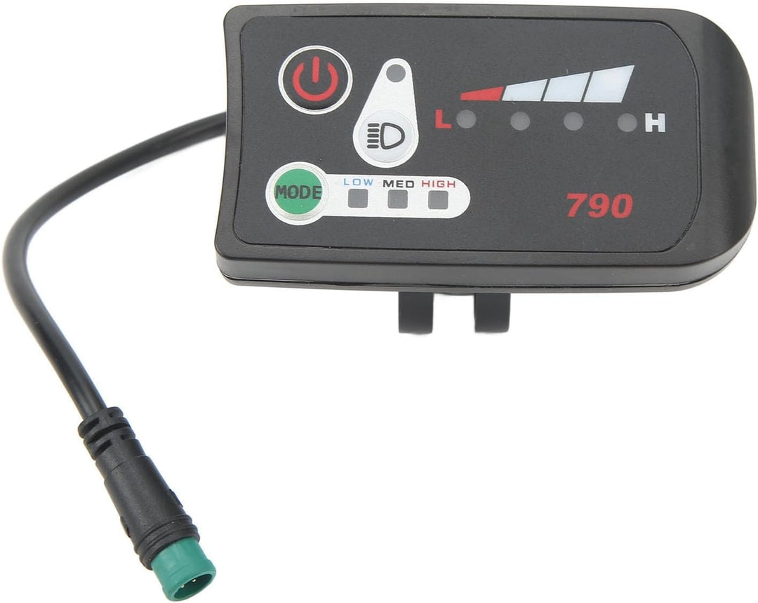 E-Bike-Display, Langlebiges und Verschleissfestes E-Bike-Datenanzeigemessgerät, Kleines, Leichtes LE