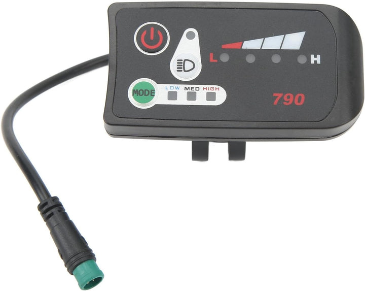 E-Bike-Display, Langlebiges und Verschleissfestes E-Bike-Datenanzeigemessgerät, Kleines, Leichtes LE