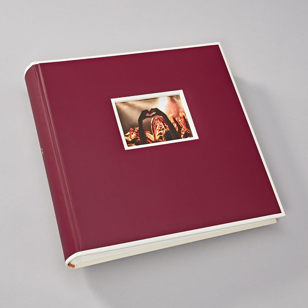Semikolon 350197 Jumbo Album - 30x30 cm, 100 Seiten cremefarben, für 10x15 Fotos, Pergaminpapier - b