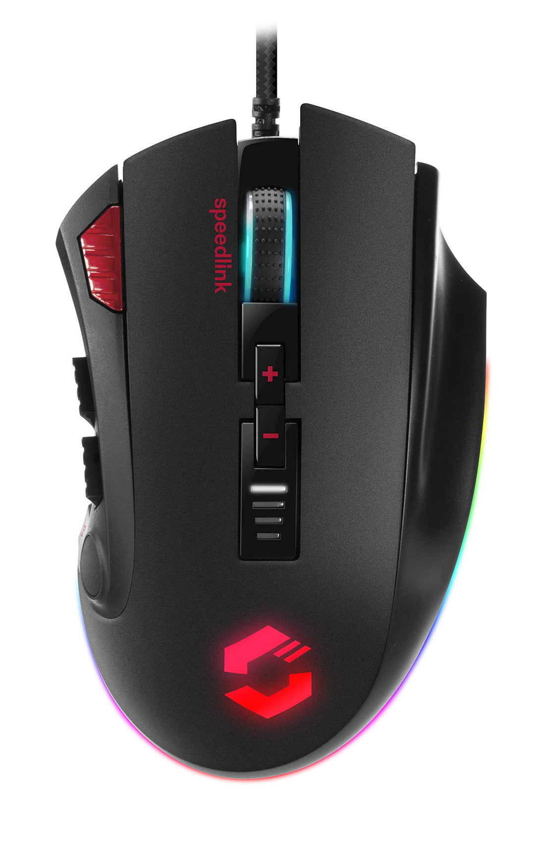 Speedlink TARIOS RGB Gaming Mouse - USB Maus mit RGB Beleuchtung für Büro/Home Office (12 programmie