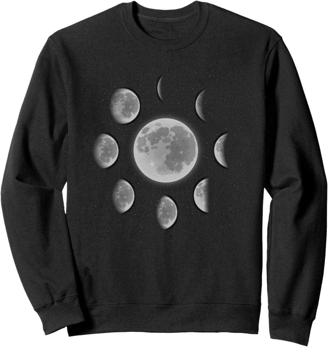 Mondphasen Himmlische Mondmonde Sweatshirt