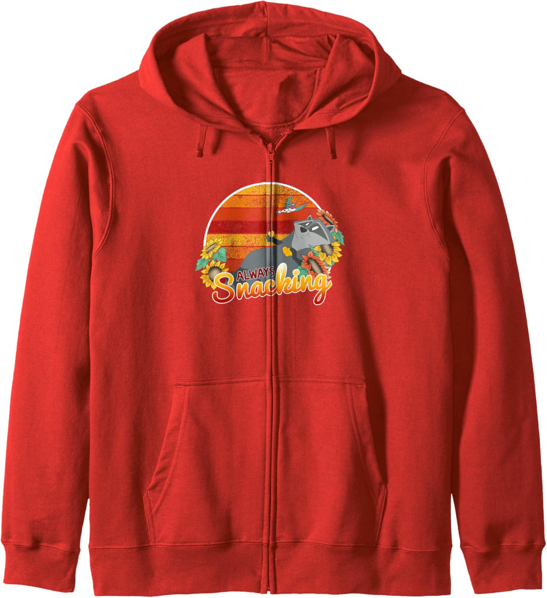 Disney Pocahontas Meeko Always Snacking Poster Kapuzenjacke