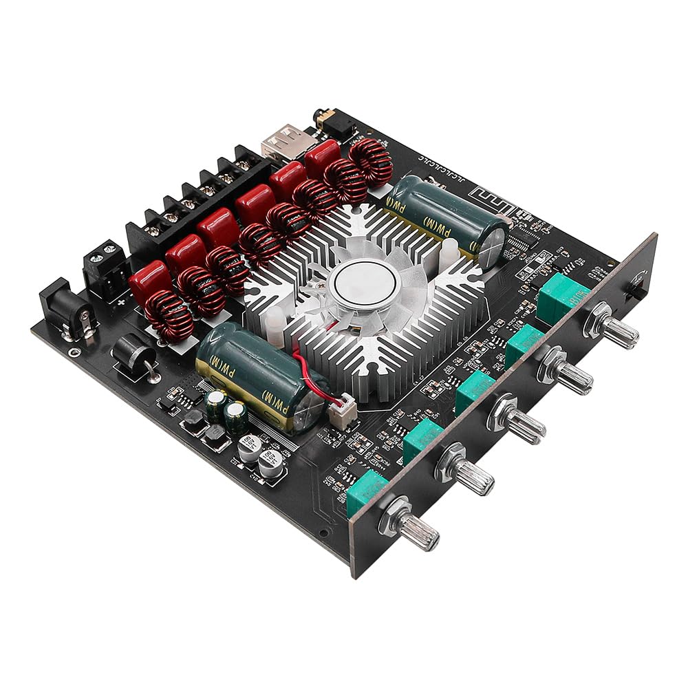 DollaTek 2.1 Bluetooth-Leistungsverstärkerplatine mit TPA3255-Chip, 220 W x 2 + 350 W Bluetooth-Laut