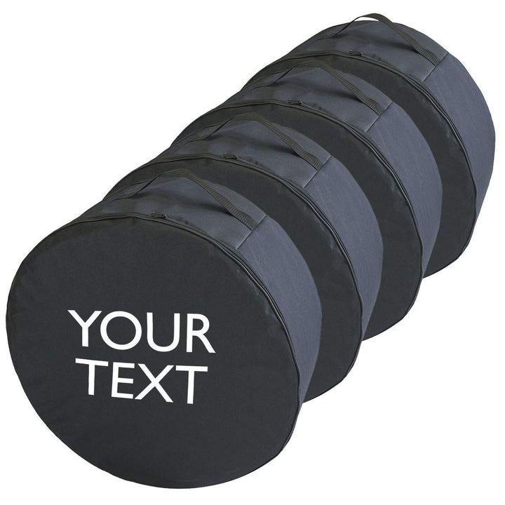 Ferocity Personalisierter Premium Qualität Reifentasche mit Ihrem Wunsch-Text Set 17''- 22'' XXXL Ve