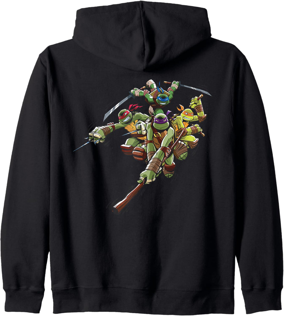 Teenage Mutant Ninja Turtles Gruppe Angriff Kapuzenjacke