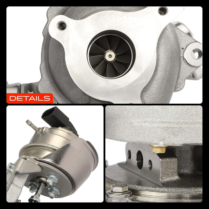 Frankberg Turbolader Abgasturbolader mit Dichtungen Diesel Kompatibel mit A4 8K2 B8 2.0L 2011-2015 A
