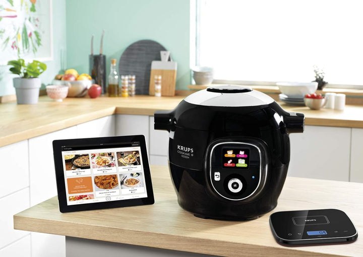 Krups CZ8568 Cook4Me+ Grameez Multikocher inkl. vernetzte Küchenwaage, (1600 Watt, 6 Kochstufen, Fas