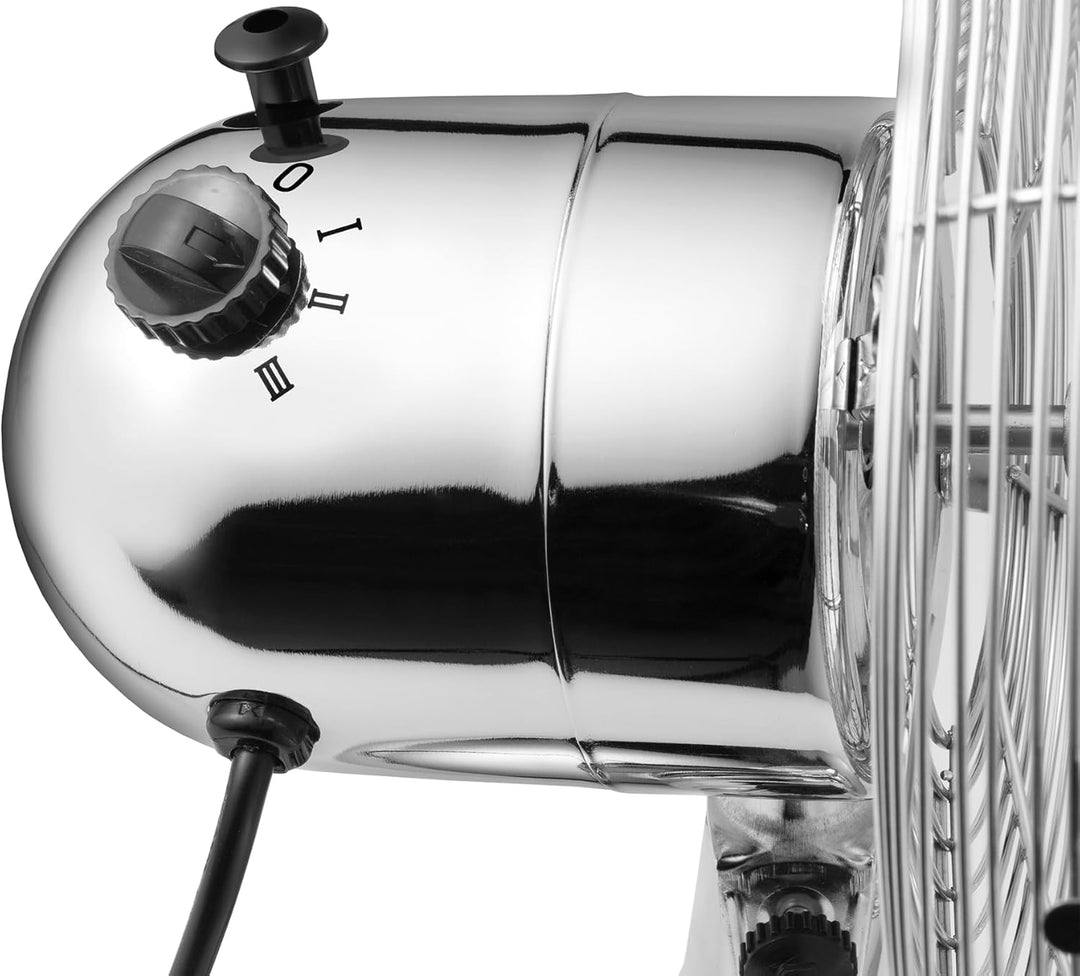 Unold Tischventilator, 1 Stück, chromfarbend, 86830