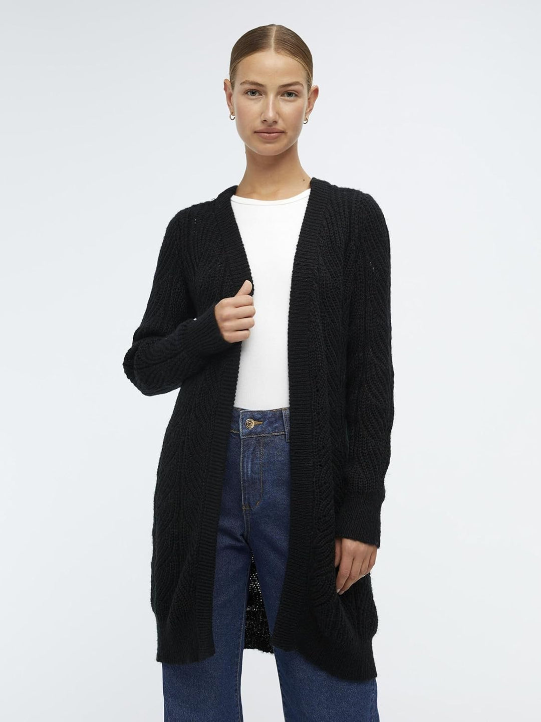 OBJECT Female Strickjacke OBJNOVA Stella M Schwarz, M Schwarz
