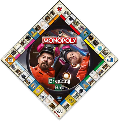 Hasbro Winning Moves — Breaking Bad, Monopoly, Brettspiel, italienische Ausgabe | Ab 18 Jahren, Spie