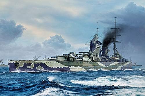 Trumpeter 006718 HMS Rodney Plastikmodellbausatz, Farbig