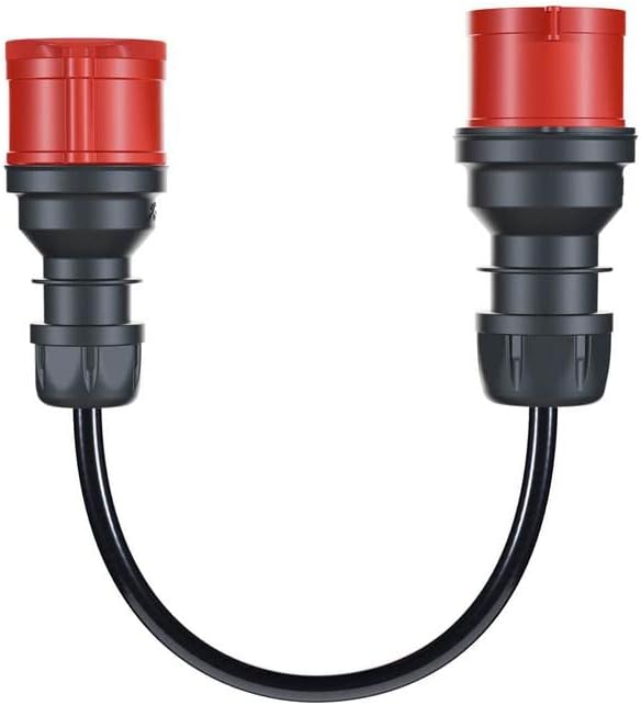 go-e Adapterset für Gemini flex 11 kW Ladestation auf CEE rot 32A / CEE blau 16 A / 230V Haushaltsst