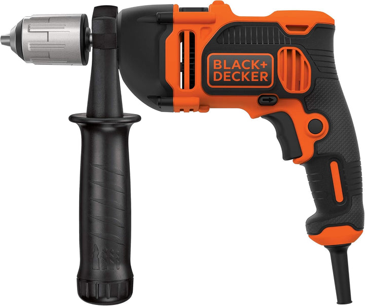Black+Decker 550W 1-Gang Schlagbohrmaschine (Schlagbohrer, 13mm Schnellspannbohrfutter, Konstanter R