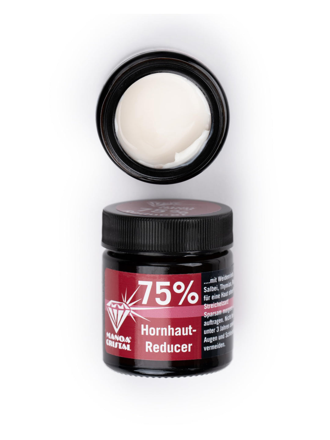 Manoa Cristal Hornhaut Reducer 30 ml – Pflegecreme zur Reduzierung von Hornhaut an Füssen & Händen –