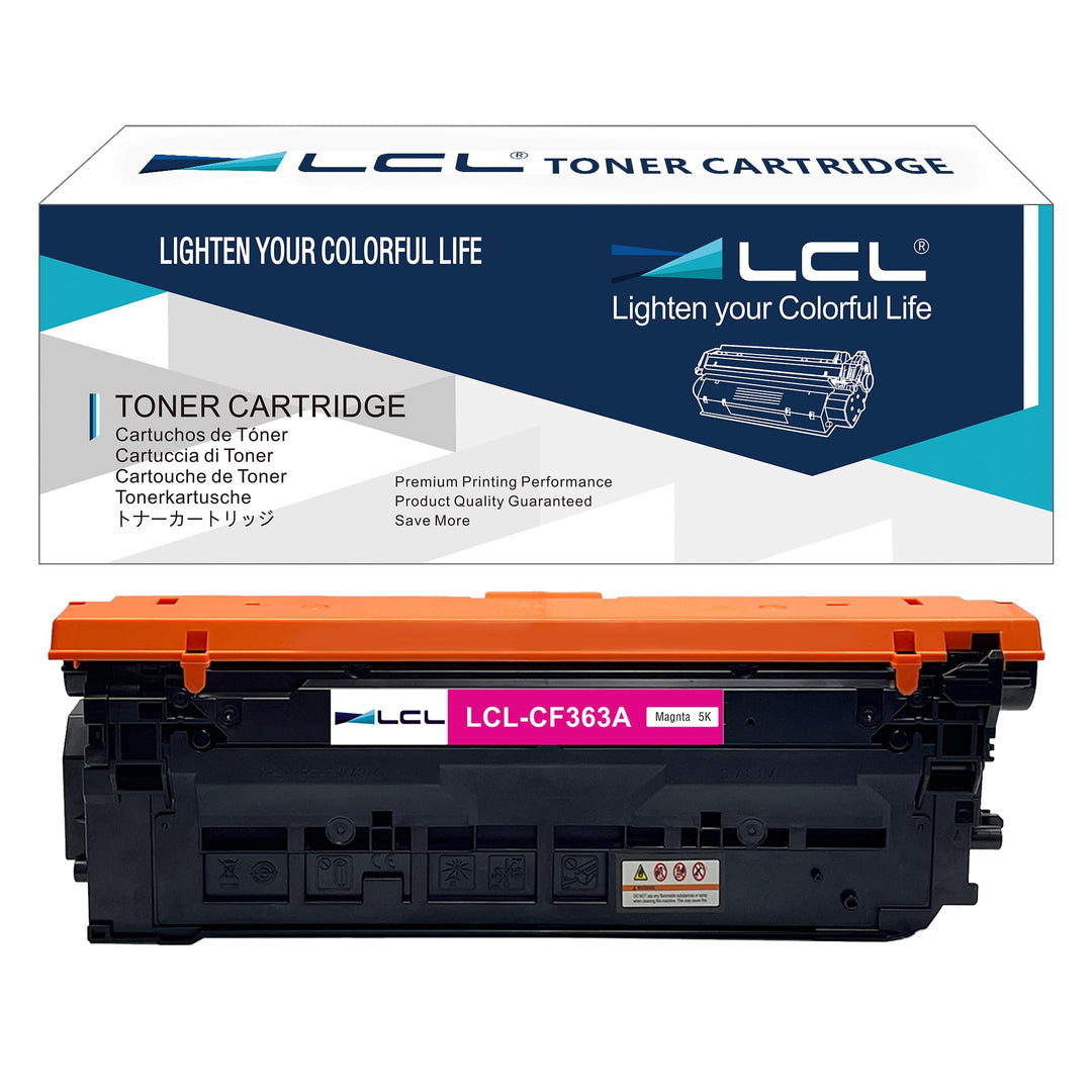 LCL Remanufactured Tonerkartusche 508A CF363A (1 Magenta) Ersatz für HP Laserjet M552dn M553dn M553n