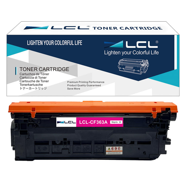 LCL Remanufactured Tonerkartusche 508A CF363A (1 Magenta) Ersatz für HP Laserjet M552dn M553dn M553n