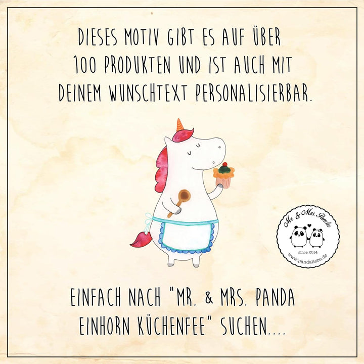 Mr. & Mrs. Panda Motiv WC Sitz Einhorn Küchenfee - Geschenk, backen, Träumer, Einhorn Deko, Klobrill