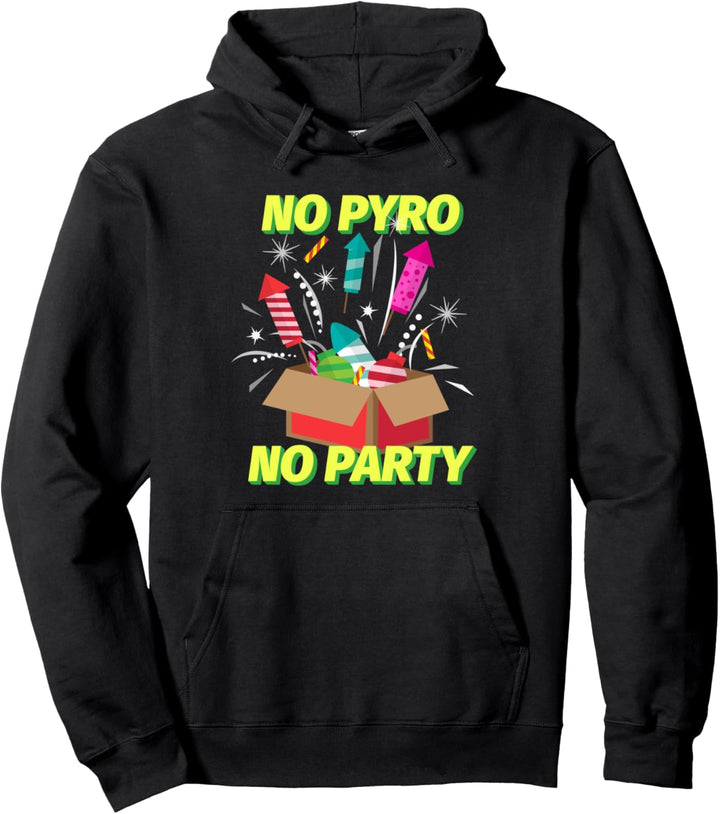 Kein Pyro Kein Partyfeuerwerk Pullover Hoodie
