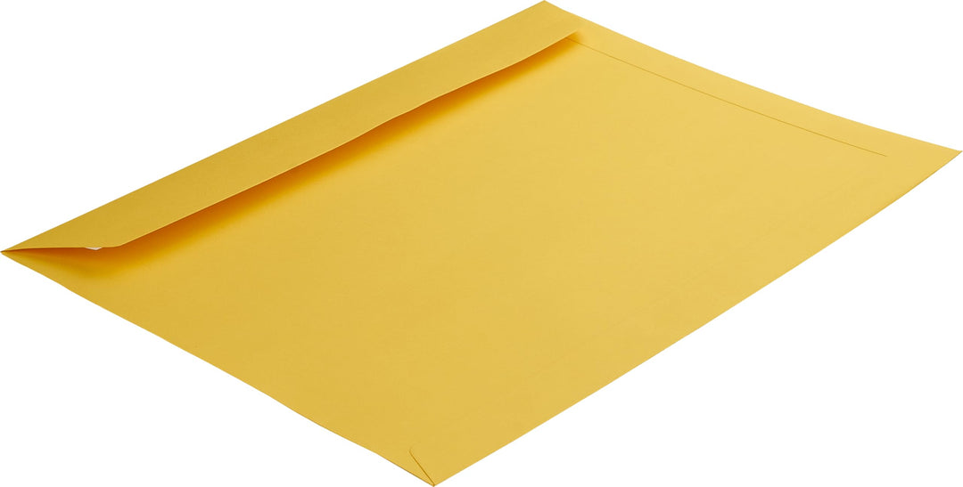 50 Stück, Farbige Briefumschläge, DIN C4, Haftklebung mit Abziehstreifen, Gerade Klappe, 130 g/qm Co