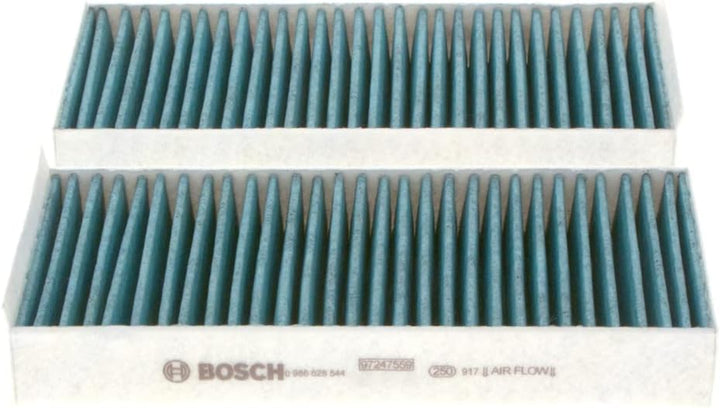 Bosch A8544 - Innenraumfilter Filter+ Antibakterielle Innenraumfilter, Antibakterielle Innenraumfilt