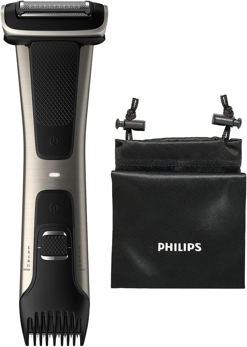 Philips Body Groomer, Serie 7000 Duschfest, ultimativer Trimmer zum Rasieren oder Trimmen überall un