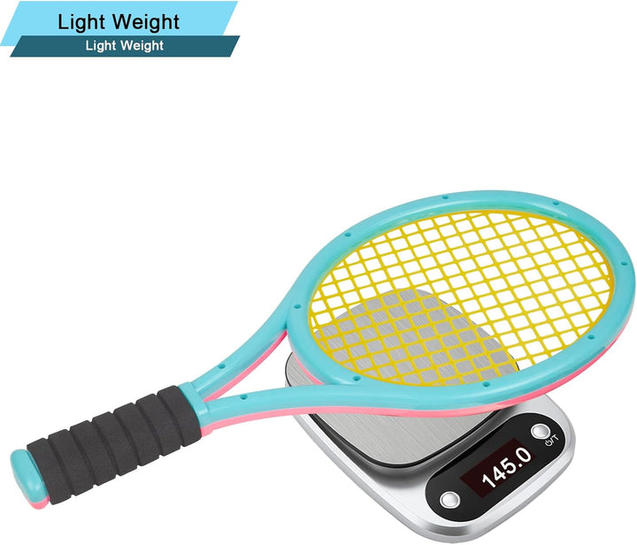 Kinder Tennisschläger Set mit Tasche – 2-in-1 Tennisschläger & Badmintonschläger, 4 Schaumbälle + 6