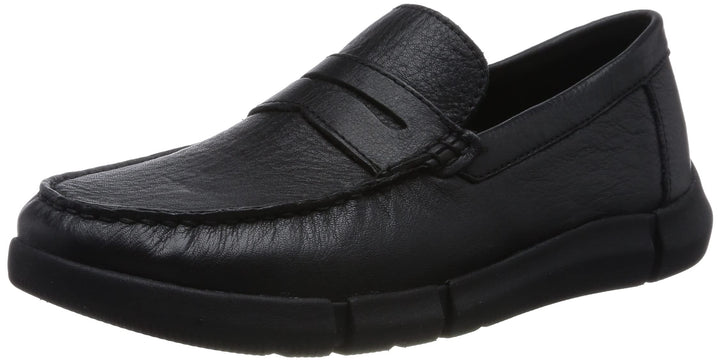 Geox Jungen U Adacter M Wide Moccasin 39 EU Schwarz, 39 EU Schwarz