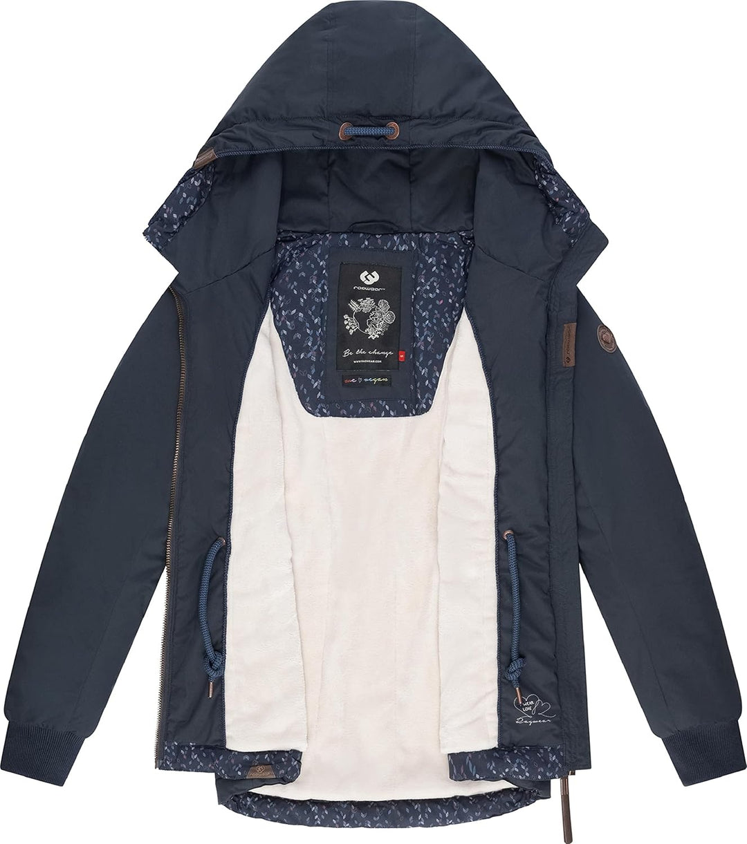 Ragwear Damen Winterjacke Outdoorjacke mit Kapuze YM-Danka XS-6XL XL Navy22, XL Navy22