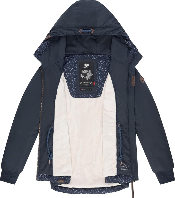 Ragwear Damen Winterjacke Outdoorjacke mit Kapuze YM-Danka XS-6XL M Navy22, M Navy22