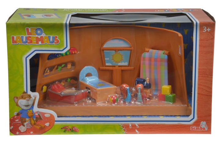 Simba 109222764 - Leo Lausemaus Kinderzimmer mit Hubert + Herbert