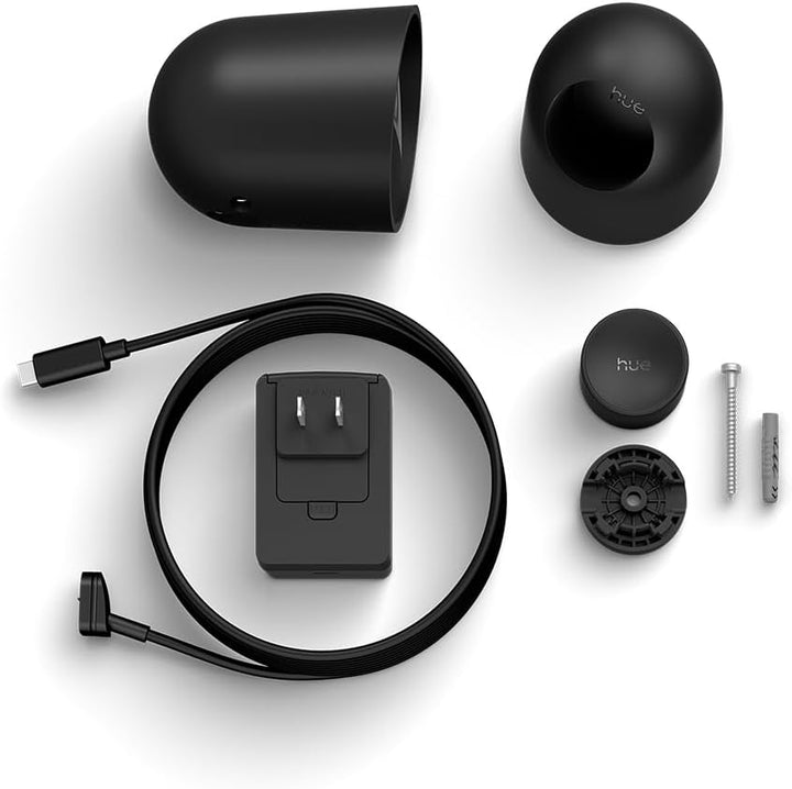 Philips Hue Secure Desktop-Überwachungskamera, Aussenkamera mit 2K-Videoauflösung, Videoüberwachung