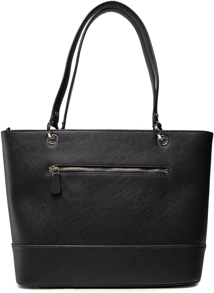 GUESS Damen Noelle Elite Tragetasche, Einheitsgrösse Schwarz, Schwarz