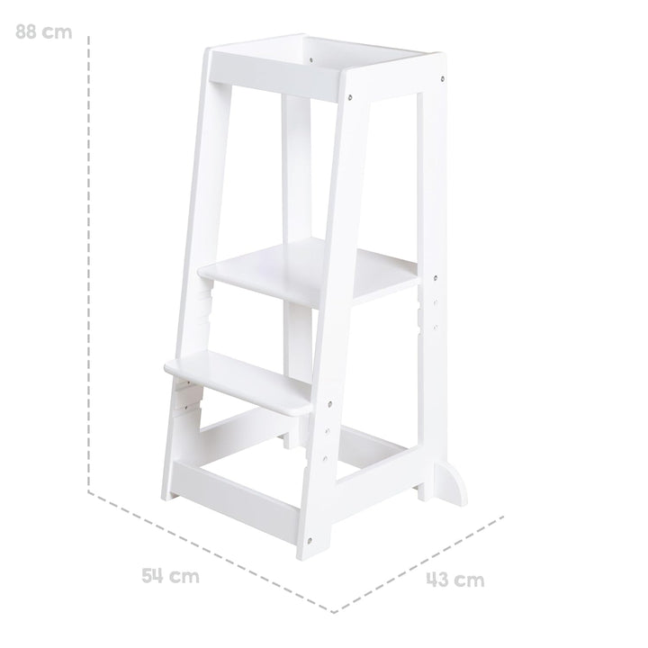 roba Lernturm nach Montessori - Sicherer Tritthocker für Kinder - Ideal als Küchenhelfer - Bis 80 kg