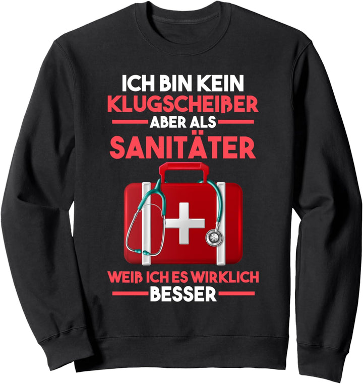 Notarzt Sanitäter Sweatshirt