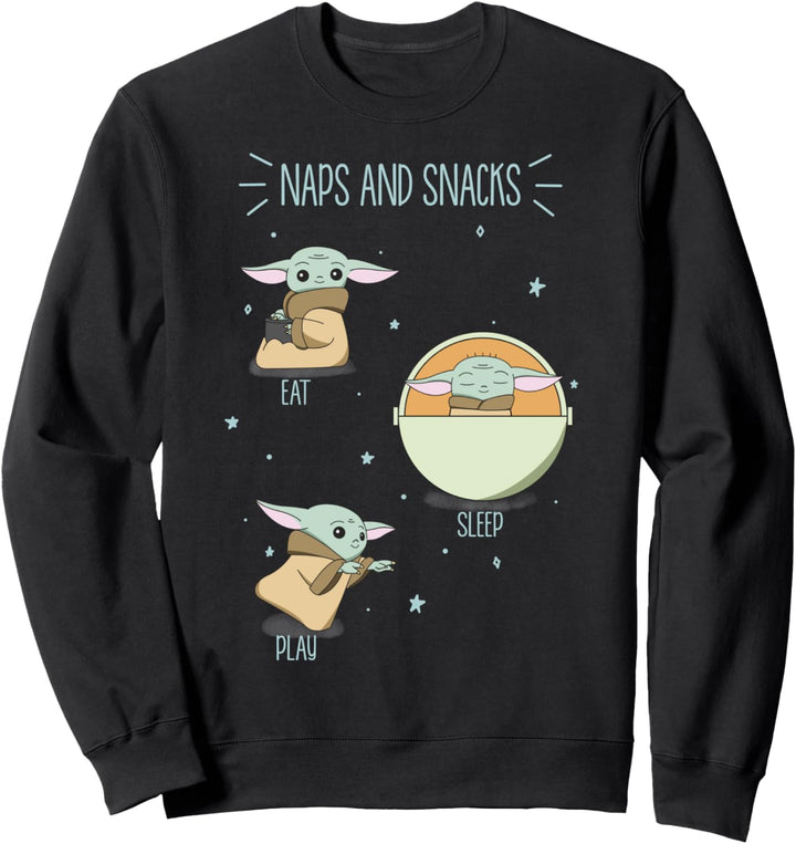 Star Wars Der Mandalorianer The Child Nickerchen & Snacks Sweatshirt