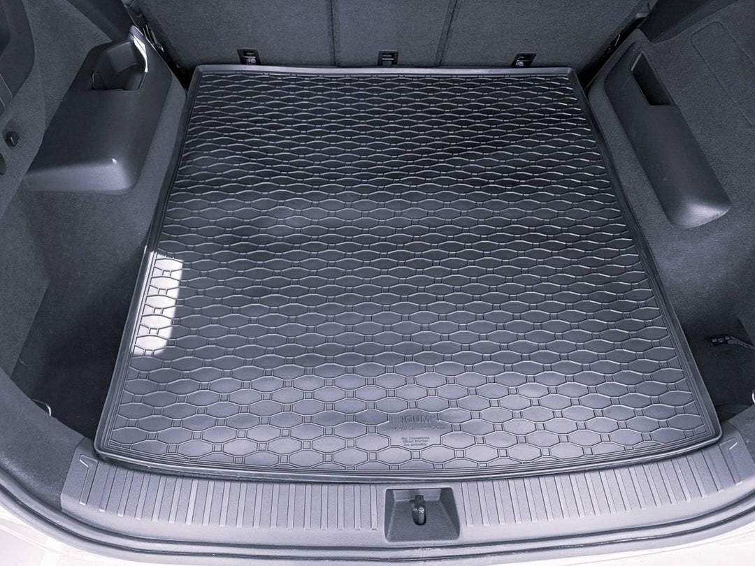 Gummi Kofferraummatte passend für Skoda Kodiaq II ab 12/2023/für VW Tayron ab 2024 (5-Sitzer mit ver