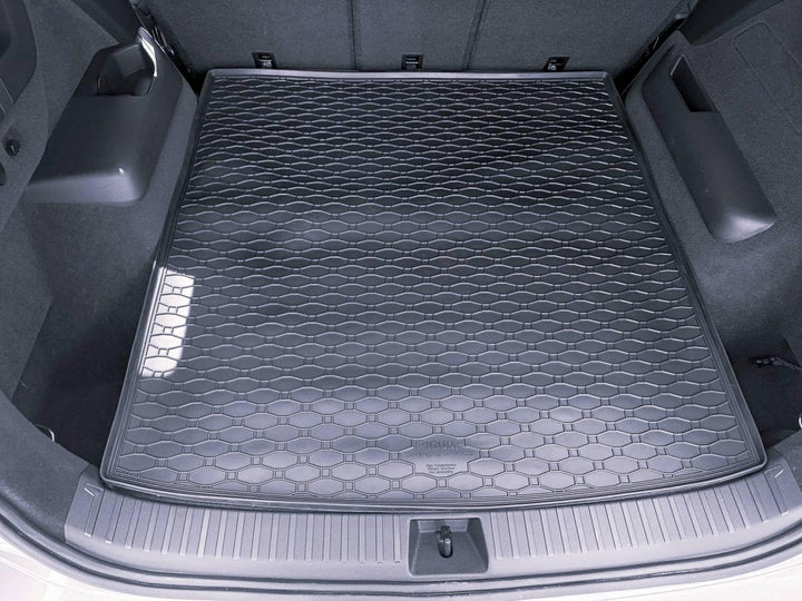 Gummi Kofferraummatte passend für Skoda Kodiaq II ab 12/2023/für VW Tayron ab 2024 (5-Sitzer mit ver