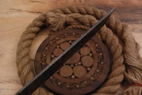 Damast Klinge Handgeschmiedete Damast Rohling Damascus blank blade 6027EA