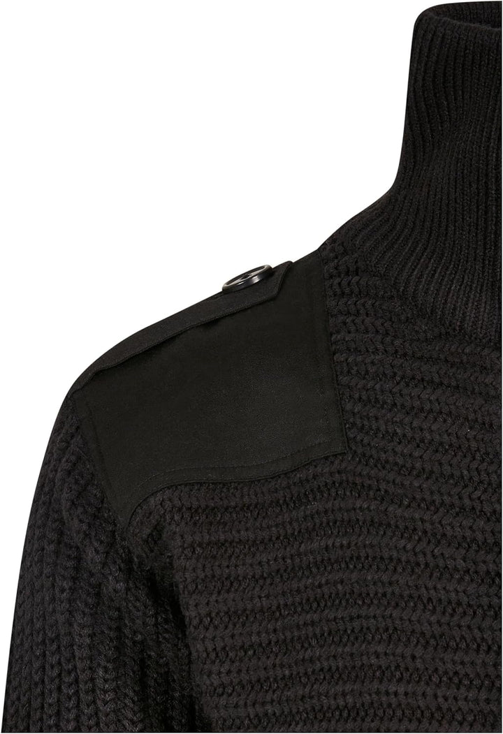 Brandit Alpine Pullover Männer Strickpullover Oliv Basics S Schwarz, S Schwarz