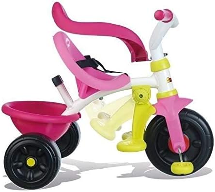 Smoby - Be Fun Komfort Dreirad (rosa) – für Babys und Kinder ab 10 Monaten - verstellbares Kinderdre