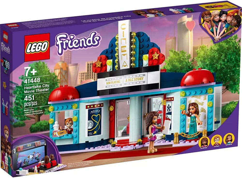 LEGO Friends Heartlake City Movie Theater 41448 Building Kit; Great Birthday Gift for Kids Who Love