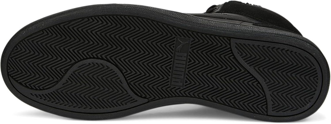 PUMA Unisex Shuffle Mid Fur Sneaker 38 EU Schwarz Puma Black Puma Black Steel Gray, 38 EU Schwarz Pu