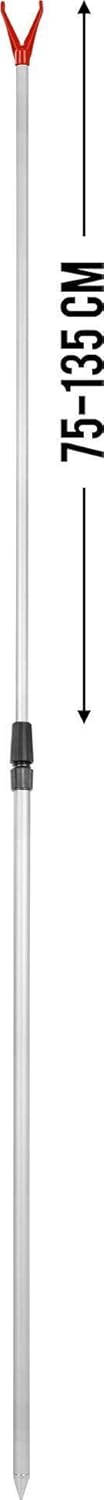 Teleskop-Rutenhalter Rutenständer 75-135 cm 4 Set Aluminium Rutenauflage mit V-Auflage Angelzubehör,