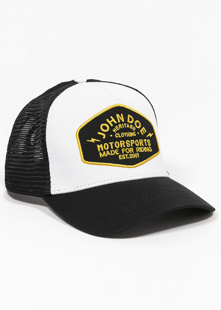 John Doe Trucker Cap - Baseballcap mit Baumwolle - Basecap mit Markenstickerei - Snapback Cap mit Me