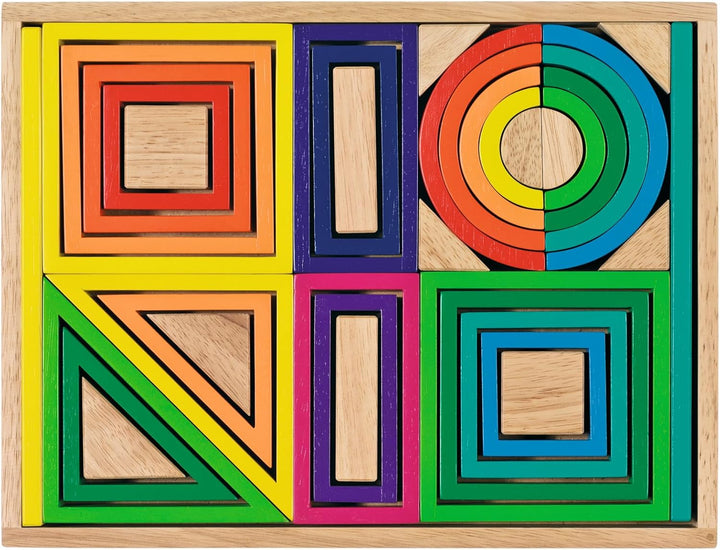Goki 58655 - Bausteine - Regenbogen