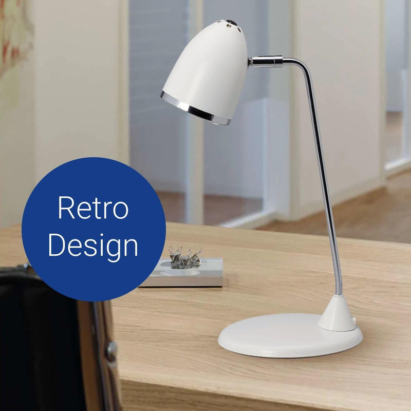 MAUL LED Tischleuchte Maulstarlet | LED Leuchte für Büro und Homeoffice im Vintage Look | Stilvolle