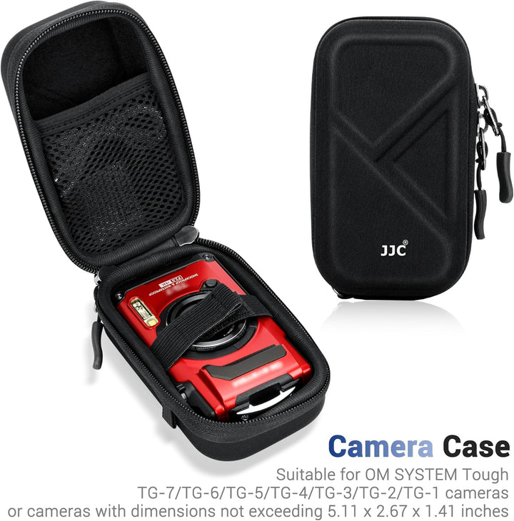 JJC Stossfeste Hartschalen-Reise-Aufbewahrungsbox für OM-System Olympus Tough TG-7 TG-6 TG-5 TG-4 TG